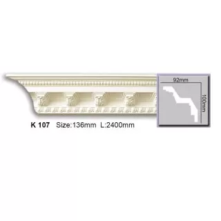 K107 Cornisa cu ornament Harmony 100x92x2400