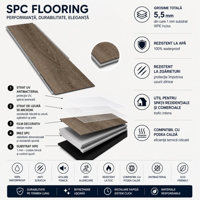 NG61140-44-HB Laminat SPC Herringbone,150*750*5.5,1 cut  16pcs=1.800m2  - img 2