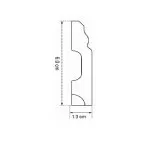 IDP719-W-L244 Plinta duropolimer 60*13*2440mm (36 buc-1 cutie) - img 3