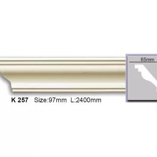 K257 (AB180) Cornisa neted Harmony 72x65x2400