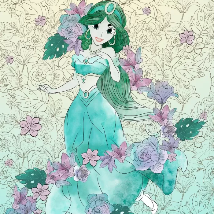 DX4-080 Jasmin Pale Flowers 200*280cm - img 1