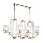 LP491-8 Lustra Stermer Lampardi 8x40w E14/H60-120cm D110cm - img 3