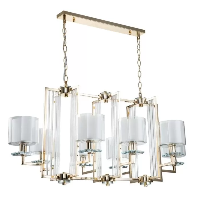 LP491-8 Lustra Stermer Lampardi 8x40w E14/H60-120cm D110cm - img 1