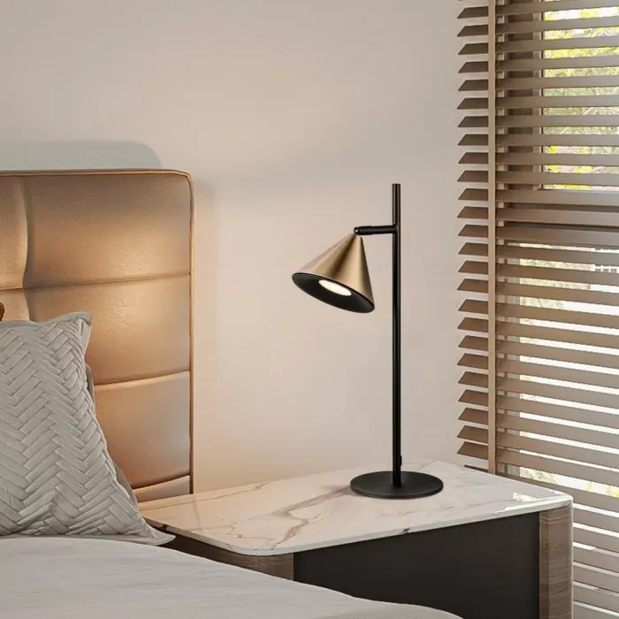 LP9031-1T Veioza black and copper HORN Lampardi  - img 2