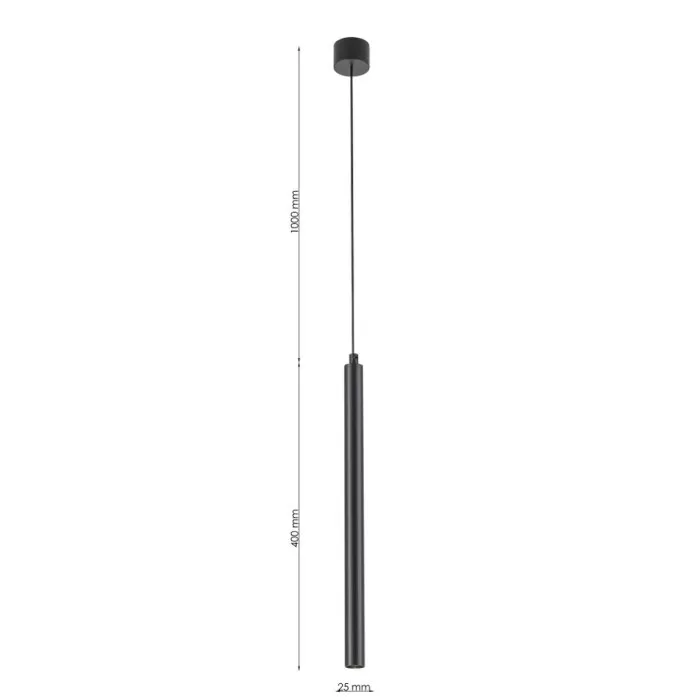 LP764-1P Suspensie Thin Lampardi D25*400mm/IP20 GU9 - img 3