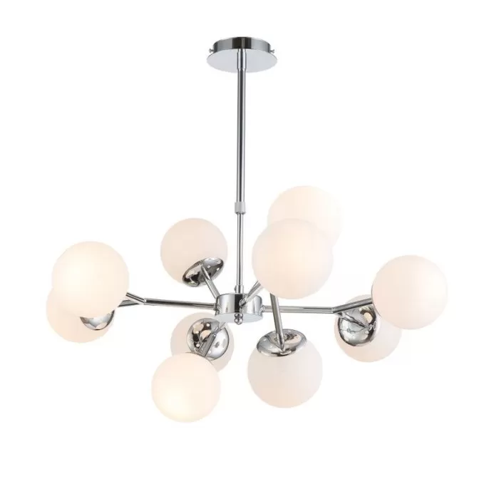 LP547-10C Lustra Balbo Lampardi 10x40w E14/H60-80cm D85cm - img 1