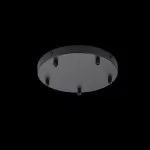 LP764-R5BK Baza rotunda 5 fire Thin Lampardi H4cm D25cm black - img 8