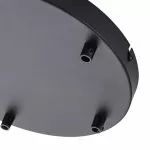LP764-R5BK Baza rotunda 5 fire Thin Lampardi H4cm D25cm black - img 5