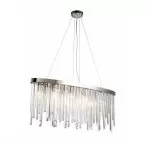 CLN180-L90 Lustra Dea Cellini 10x40w E14/H60-140cm D90cm - img 4
