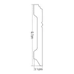 IDP96-W-L244 Plinta duropolimer 97*11*2440mm (26 buc-1 cutie) - img 2