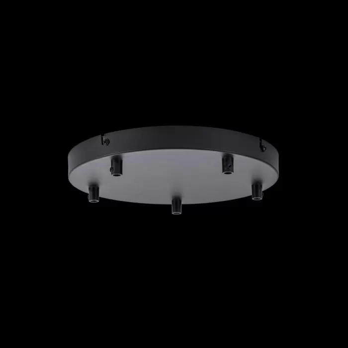 LP764-R5BK Baza rotunda 5 fire Thin Lampardi H4cm D25cm black - img 9