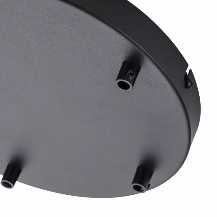 LP764-R5BK Baza rotunda 5 fire Thin Lampardi H4cm D25cm black - img 5
