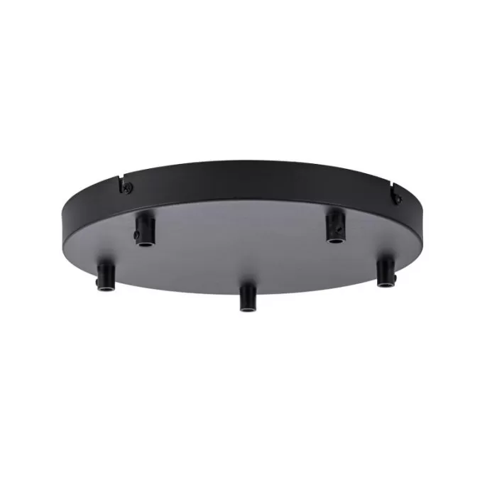 LP764-R5BK Baza rotunda 5 fire Thin Lampardi H4cm D25cm black - img 4