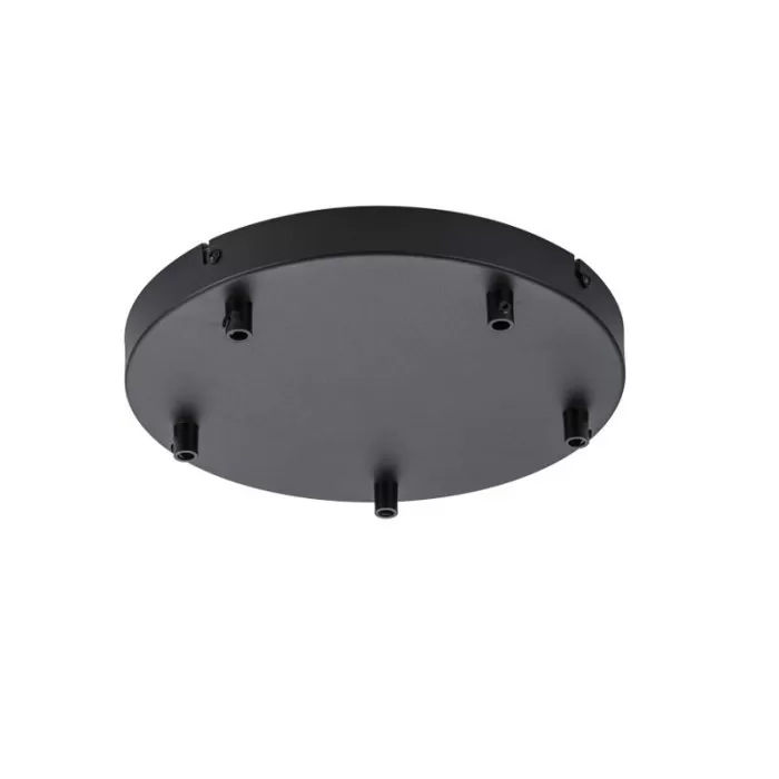LP764-R5BK Baza rotunda 5 fire Thin Lampardi H4cm D25cm black - img 1