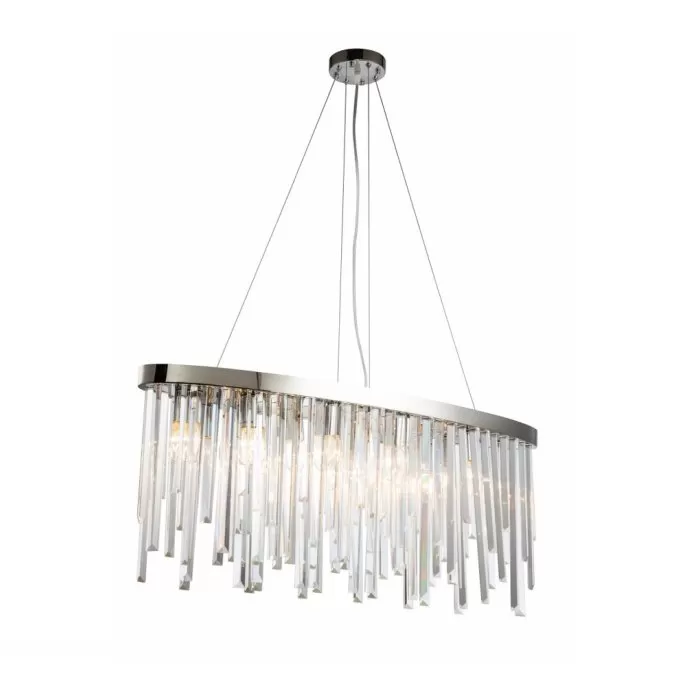 CLN180-L90 Lustra Dea Cellini 10x40w E14/H60-140cm D90cm - img 4