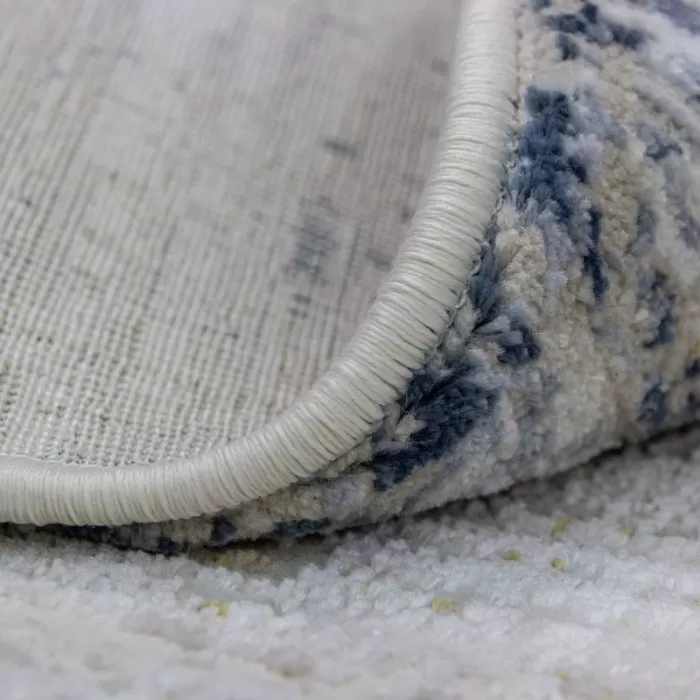 B754B Cream/ Blue Covor Kilim 200 x 290 Milat - img 6