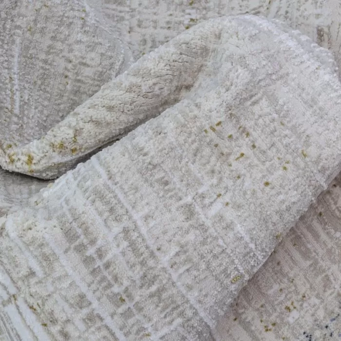 B754B Cream/ Blue Covor Kilim 200 x 290 Milat - img 4
