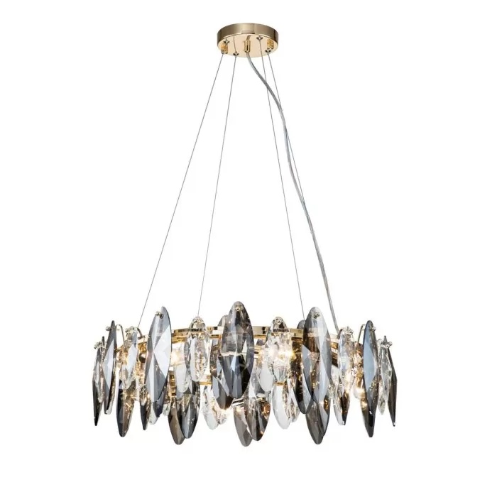 CLN168-D60 Lustra Grota Cellini 8x40w E14/H50-120cm D60cm - img 1
