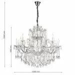 CLN123-18 Lustra CH TERESA Cellini E14-18*60W (1x2 cutii) - img 3