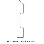IDP38-94131-L244 Plinta duropolimer 100*15*2440mm (20 buc-1 cutie) - img 3