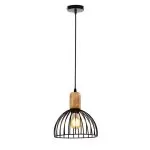 FL678-D25 Lustra Tala Flitz Metal Black E27/1 D25*H23 - img 1