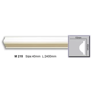 M215 (AD332)(M002)(IDM18-W) Molding ornament Harmony 40x15x2400
