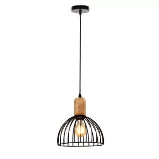 FL678-D25 Lustra Tala Flitz Metal Black E27/1 D25*H23
