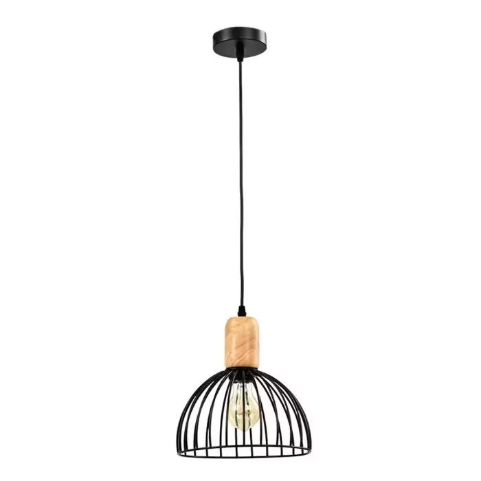 FL678-D25 Lustra Tala Flitz Metal Black E27/1 D25*H23 - img 3