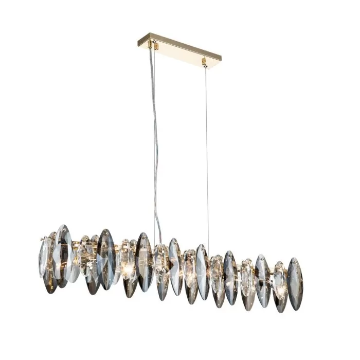 CLN168-L100 Lustra Grota Cellini 6x40w E14/H20-120cm D100cm - img 1