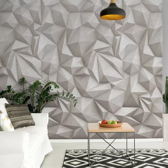 A350013D-Concrete panel vinyl 2.80*1.59m Grandeco  - img 2