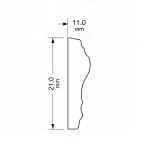 IDM125-W-L200 Molding duropolimer 21*11*2000mm (140 buc-1 cutie) - img 3