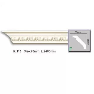 K113 Cornisa cu ornament Harmony 55x55x2400