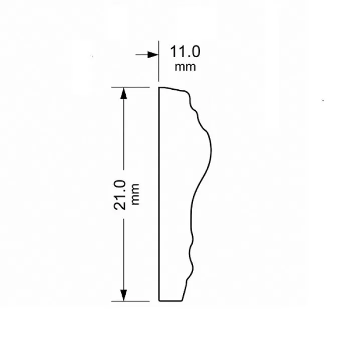 IDM125-W-L200 Molding duropolimer 21*11*2000mm (140 buc-1 cutie) - img 3