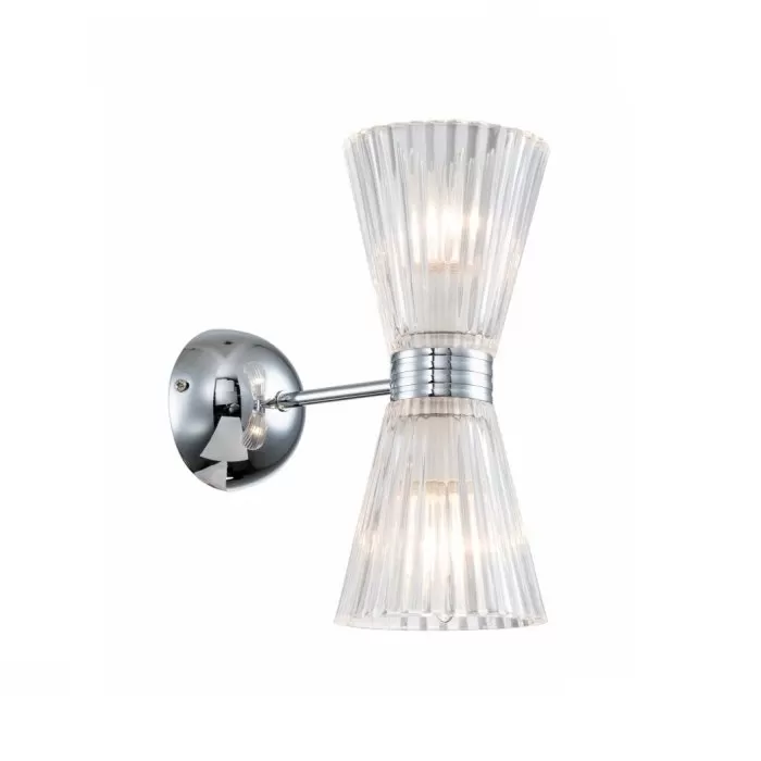 LP4004-2W Aplica Cliper Lampardi 2x40w E14/H30cm D12cm - img 1