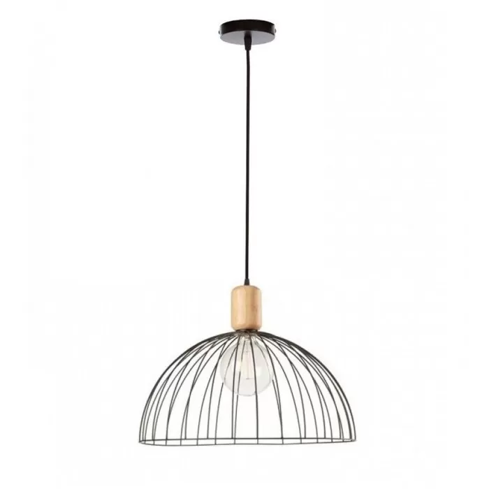 FL678-D45 Lustra Tala Flitz Metal Black E27/1 D45*H32CM - img 1