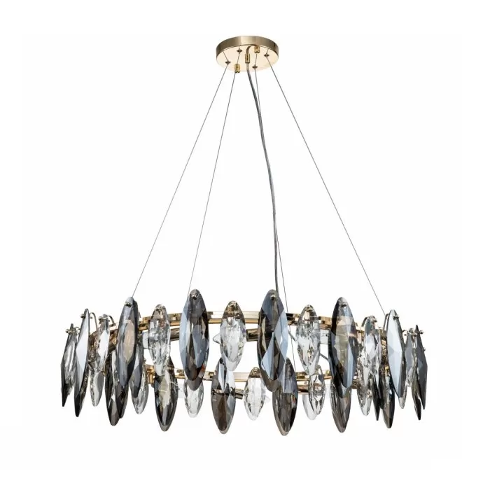 CLN168-D80 Lustra Grota Cellini 12x40w E14/H50-120cm D80cm - img 3