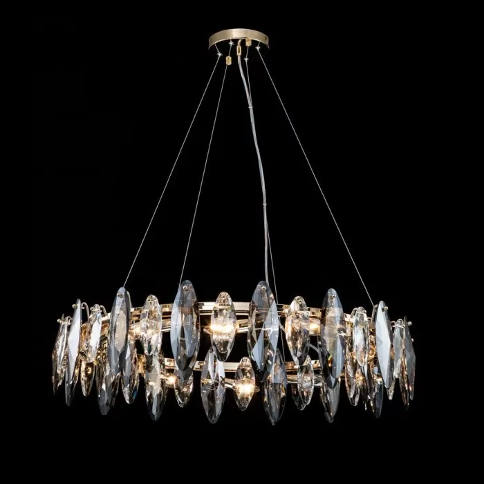 CLN168-D80 Lustra Grota Cellini 12x40w E14/H50-120cm D80cm - img 2