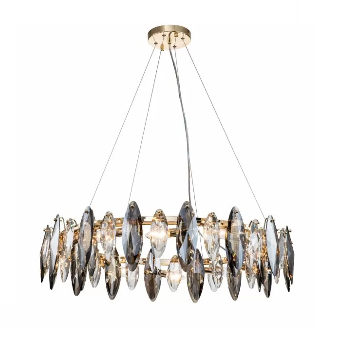 CLN168-D80 Lustra Grota Cellini 12x40w E14/H50-120cm D80cm - img 1