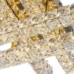 LP136-4C Aplica Infinity Lampardi gold 550x550mm - img 6