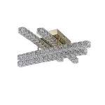 LP136-4C Aplica Infinity Lampardi gold 550x550mm - img 4