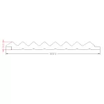 IDW1051-W-H280 Panou duropolimer 120*2800mm (17 buc-1 cutie) - img 2