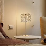 CLN1007-1T Veioza Ringlux Cellini gold 4G9D50*H650 - img 2