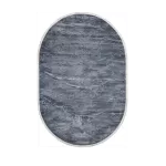 5605A_Z8481 Blue/Grey Covor Sila Lux 160 x 230_Oval - img 1