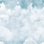 A42501 Blue Clouds panel vinyl 2.80*1.59m Grandeco  - img 1