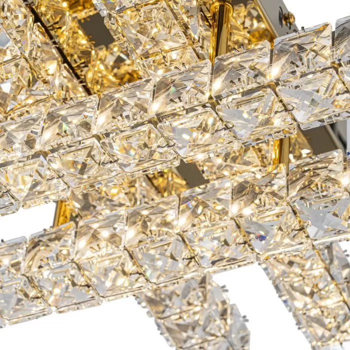LP136-4C Aplica Infinity Lampardi gold 550x550mm - img 6