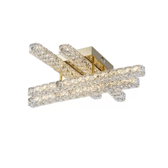 LP136-4C Aplica Infinity Lampardi gold 550x550mm - img 1