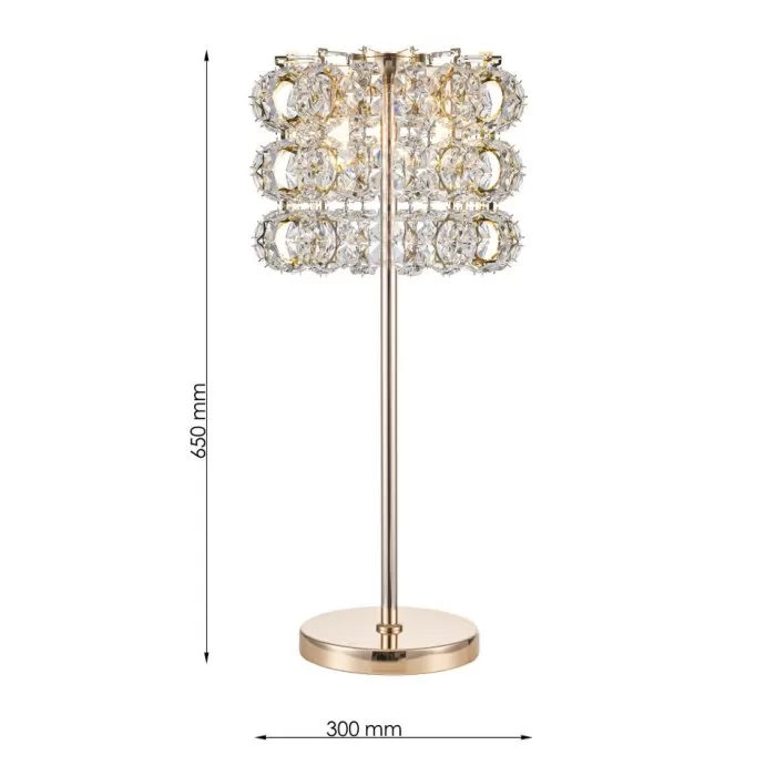 CLN1007-1T Veioza Ringlux Cellini gold 4G9D50*H650 - img 3