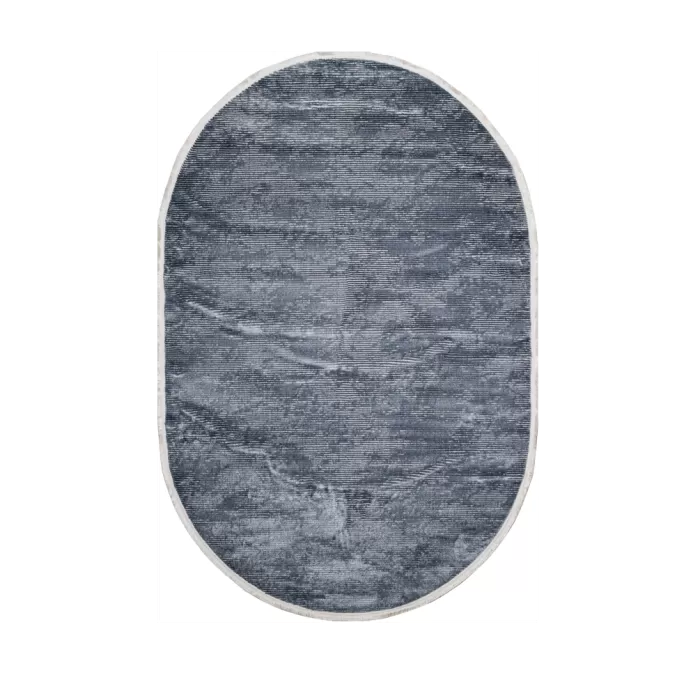 5605A_Z8481 Blue/Grey Covor Sila Lux 160 x 230_Oval - img 1