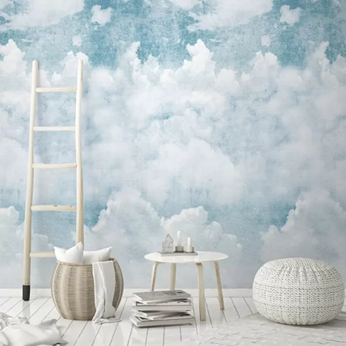 A42501 Blue Clouds panel vinyl 2.80*1.59m Grandeco  - img 2