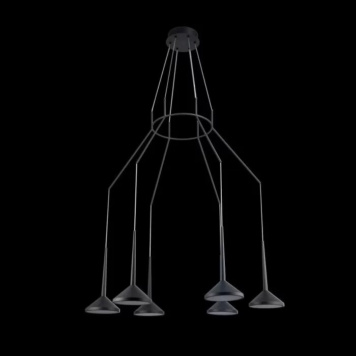 LP5013-6P Lustra Mar Lampardi 6x45w LED/H80-140cm D87cm - img 4